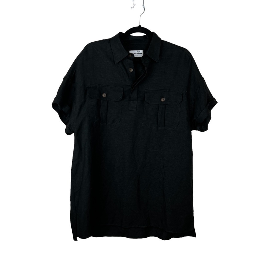 Teddy VonRanson Popover Linen Blend Shirt